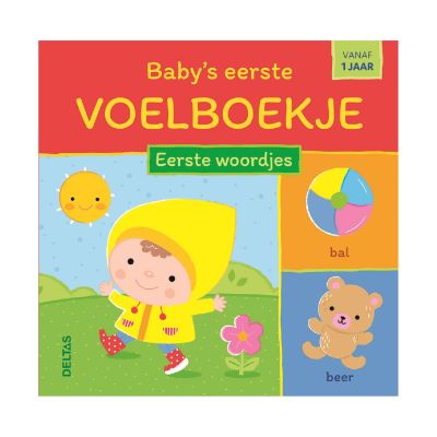 Deltas Boekje - Baby&#039;s Eerste Voelboekje - Eerste Woordjes