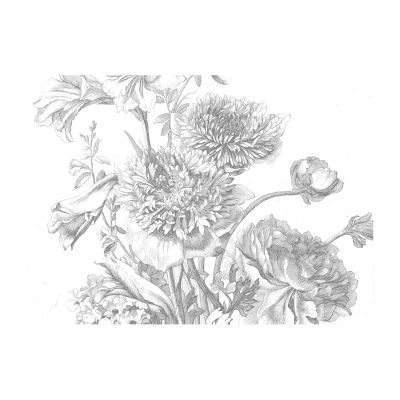 KEK AMSTERDAM Behang - Engraved Flowers I - 8 Banen