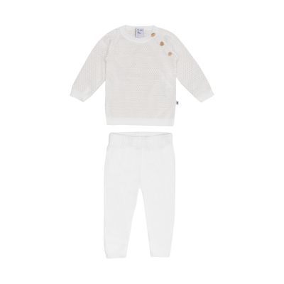 Klein Baby Pakje – Knitted - Natural White