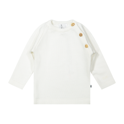 Klein Baby T-Shirt - Lange Mouw - Natural White