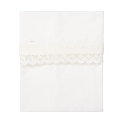 Koeka Crochet Wieglaken - 80 x 100 cm - Warm White
