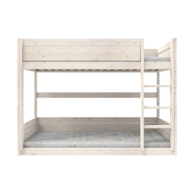 LifeTime Stapelbed – Laag – Rolbodem – White-Wash