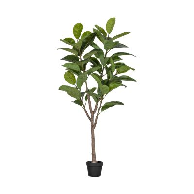 Woood Rubberboom Kunstplant – Groen 
