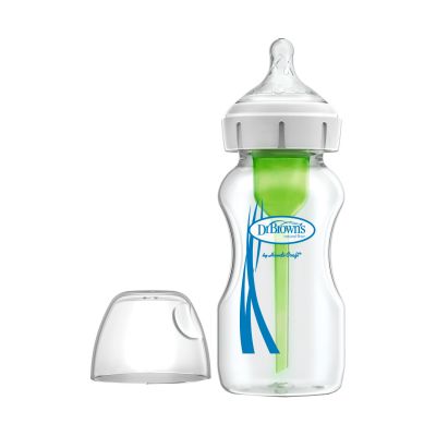 Dr. Brown&#039;s Options+ Anti-colic Brede Halsfles Glas 270 ml