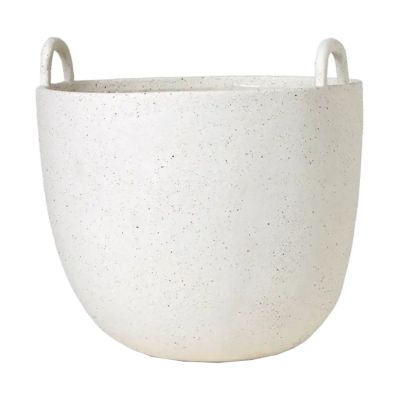 Ferm Living Speckle Pot Large Off White