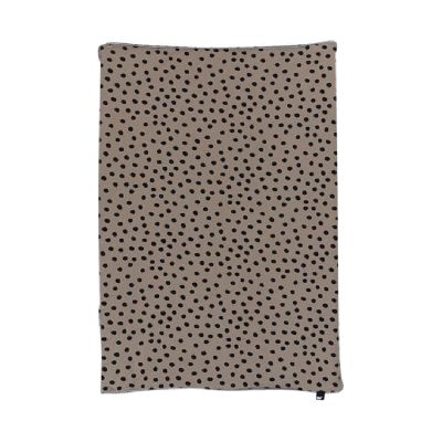 Mies &amp; Co Bold Dots Waskussenhoes Dark Brown