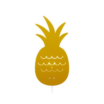 Roommate Pineapple Lamp Yellow Ochre