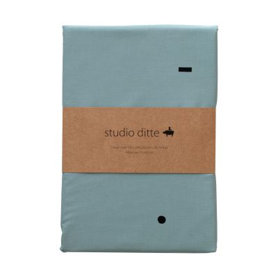 Studio Ditte Blocks Dekbedovertrek Stone Blue 140 x 200 cm